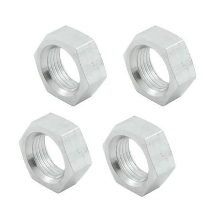 

0.63 in. 18 Right Hand Aluminum Jam Nuts - Pack of 4