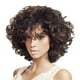 thumbnail image 3 of Peluca de moda para mujer, cabello sintético marrón, pelucas cortas, peluca de cabello, 3 of 4