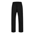 thumbnail image 6 of Work Pants for Men Fashion Casual Solid Color Try Breathable Pocket Elastic Waist Large Size Trousers Sizes L, 6 of 7
