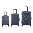 thumbnail image 6 of DUKAP Adly 3-Piece Hardside Luggage Sets with Spinner Wheels, Handle and Trolley, (20"/24"/28"), Blue, 6 of 10