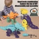thumbnail image 5 of Juguetes de piscina, juguetes para bebés, juguetes para niños pequeños, juego de dinosaurios desmontable cinco en uno para armar y desmontar., 5 of 6
