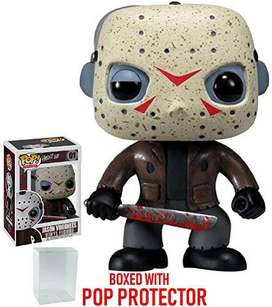 Funko Pop! Movies: Friday the 13th - Jason Voorhees Vinyl Figure (Bundled with Pop BOX PROTECTOR CASE)