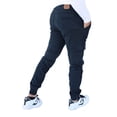 thumbnail image 3 of Jogger cargo de gabardina stretch John Silver Corte skinny color azul petróleo, 3 of 5