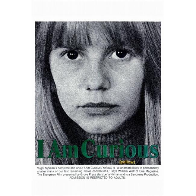Posterazzi MOVGF9405 I Am Curious Yellow Movie Poster 27 x 40 in