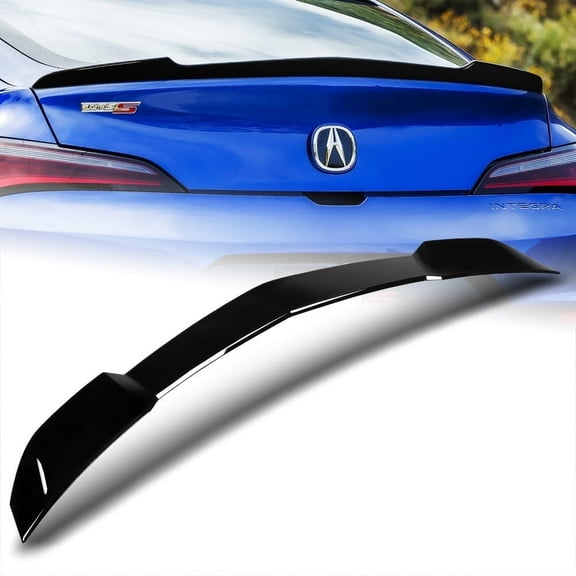 W-Power For 2023-2025 Acura Integra Pearl Black Duckbill Rear Trunk Spoiler Wing V-Style