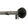 thumbnail image 3 of Deco Window 48 to 84 inch Extendable Curtain Rod With Urn Finials (5/8 Inch Diameter, Black), 3 of 7