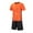 Orange, variant on Odeerbi 4-16 Years Teen Boys Summer Athletics Outfits Quick Drying Sports Running Tops Shorts Set Casual Breathable Short Sleeve Round Neck Top Shorts Teen Boys Clothes