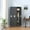 BLACK, variant on 6 Door Storage Locker 72 Inch Metal Storage Locker with Lock for Employees, Home Gym, Office, School, Garage,Gray