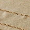 thumbnail image 4 of Hem Stitch Border Vintage Design Tablecloth Oatmeal 68" by 108" Oblong / Rectangle, 4 of 5