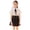 Z7-Black, variant on Miaoju Girls School Uniform Sensory-Friendly Pleated Scooter Skirt with Undershorts, Soft Fabric, Tagless with Flat Seams