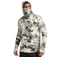 thumbnail image 2 of XINPING Men's UPF 50+ Sun Protective Hiking Shirt, Summer Breathable Long Sleeve UV Protection Pullover for Work, Travel and Outdoor, 2 of 4