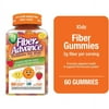 Fiber Advance Kids Digestive Health Fiber Supplement Gummies, Natural Fruit, 60 Count