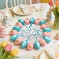 thumbnail image 5 of Painted Bunny Easter Eggs - 1.57" Multicolor Egg Decorations, 12Pcs Holiday Party and Egg Hunting Supplies, Reusable Spring Party Decor, 5 of 6