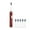Red, variant on Wovilon Toothbrush With Data Cable 6 Brush Heads 5 Cleaning Modes Smart Toothbrush Faster Charging