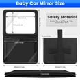 thumbnail image 3 of Brislut Baby Car Mirror with Tablet Holder, Road Trip Essentials for Kids, Back Seat Mirror to See Rear Facing Infant, Adjustable Backseat Mirror and Ipad Case for Car Headrest, 3 of 5