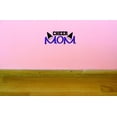 thumbnail image 1 of Custom Decals Cheer Mom Wall Art Size: 8 X 30 Inches Color: Black, 1 of 1