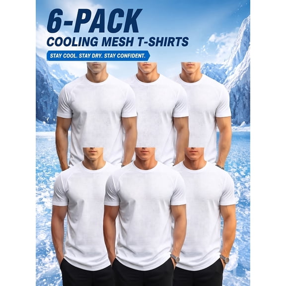 6pcs Adult Unisex Men Women Short Sleeve Shirts, Quick Dry Breathable Crew Neck Sports Tops, Loose Fit Casual Tees for Gym Home Outdoor6pcs Adult Unisex Men Women Short Sleeve Shirts, Quick Dry Breat
