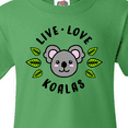 thumbnail image 4 of Inktastic Live Love Koalas Youth T-Shirt, 4 of 5
