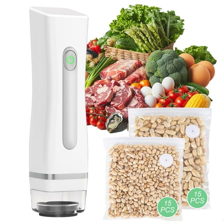 Furnhome Handheld Compact Vacuum Sealer Machine for Food Preservation