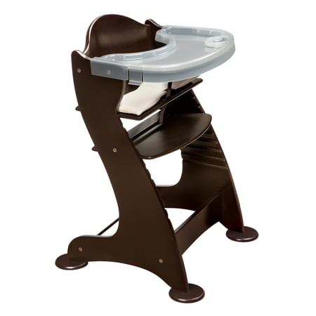 Badger Basket - Wooden High Chair, Espresso
