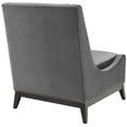 thumbnail image 4 of Modway Confident Upholstered Performance Velvet Lounge Chair in Gray, 4 of 7