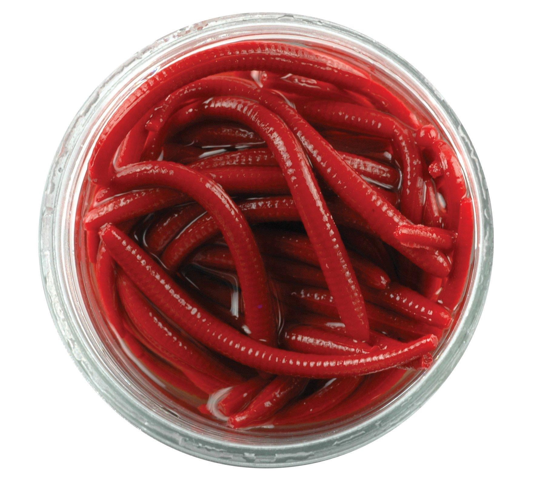 Berkley Gulp! Alive! Angle Worm, 1in, Red Wiggler - Walmart.com