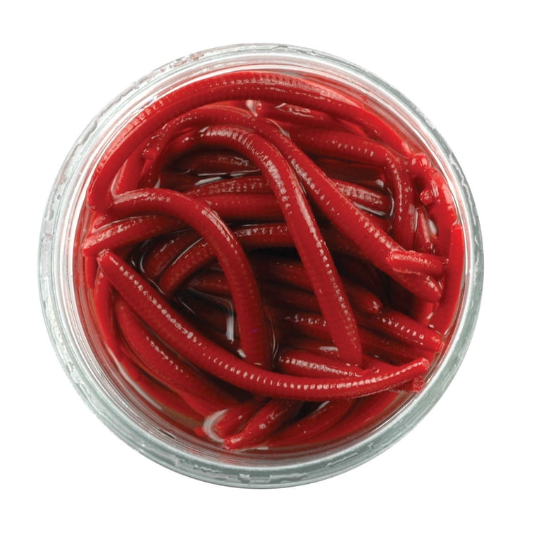 Berkley Gulp! Alive! Angle Worm, 1in, Red Wiggler - Walmart.com