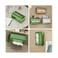 thumbnail image 4 of 3 Piezas Conveniente DecoracióN de BañO Adhesivo Montado en la Pared Servilletero Organizador Soporte de Papel Toalla de Papel Caja de PañUelos, 4 of 5