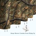 thumbnail image 6 of Camo and Branch Green Pattern Modern Waterproof Shower Curtain Set with 12 Hooks, Washable Decorative Bathroom Shower Curtain, 6 of 6