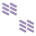 thumbnail image 4 of relayinert 6piece Solid Color Cotton Sports Hairband - Non-slide And Sweat Absorbing Stretchy Elastic Headband Non-slide Sweatband Purple 2Set, 4 of 6