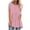 Pink, variant on Summer Tops for Women Cotton Short Sleeve Round Neck Loose Fit Casual Basic T Shirts Curved Hem Flowy Comfy Blouses, Purple XL