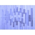 thumbnail image 1 of Ahgly Company Machine Washable Indoor Rectangle Abstract Blue Contemporary Area Rugs, 5' x 8', 1 of 4