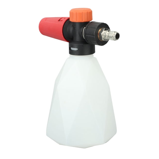 Pulverizador de espuma portátil de alta presión de 500 ml para coche con conector rápido de 1/4 de pulgada para lavado de coches en jardín (Rhombus)