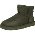 thumbnail image 1 of Ugg Women's Classic Mini II Leather Grey Ankle-High Suede Boot - 8M, 1 of 3