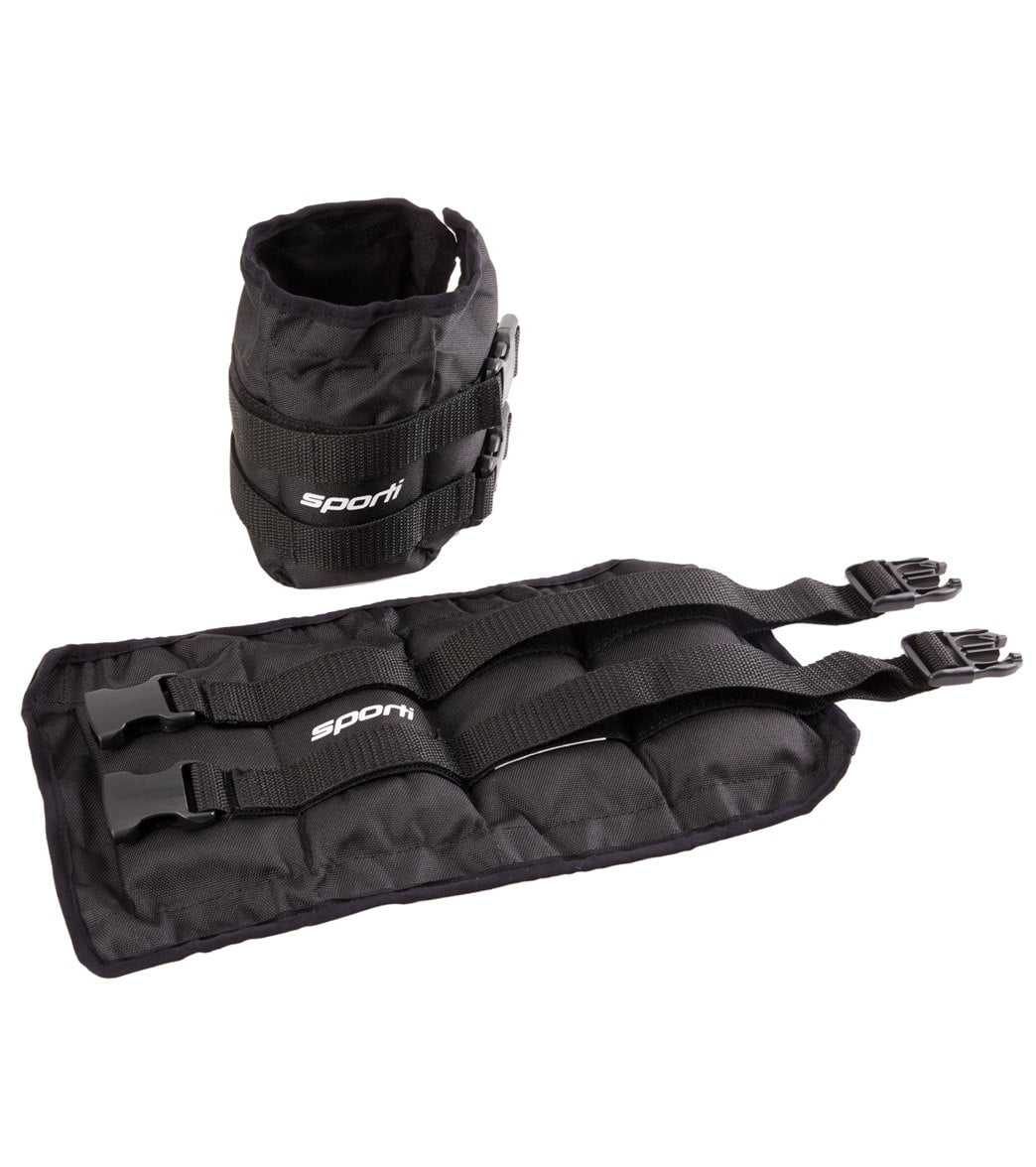 Sporti Unisex 10lbs Neoprene Ankle Weights, Adjustable & Comfortable Fit
