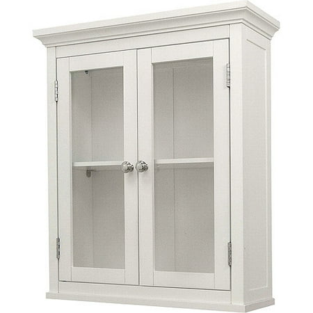 - Classy Collection 2-Door Wall Cabinet, White