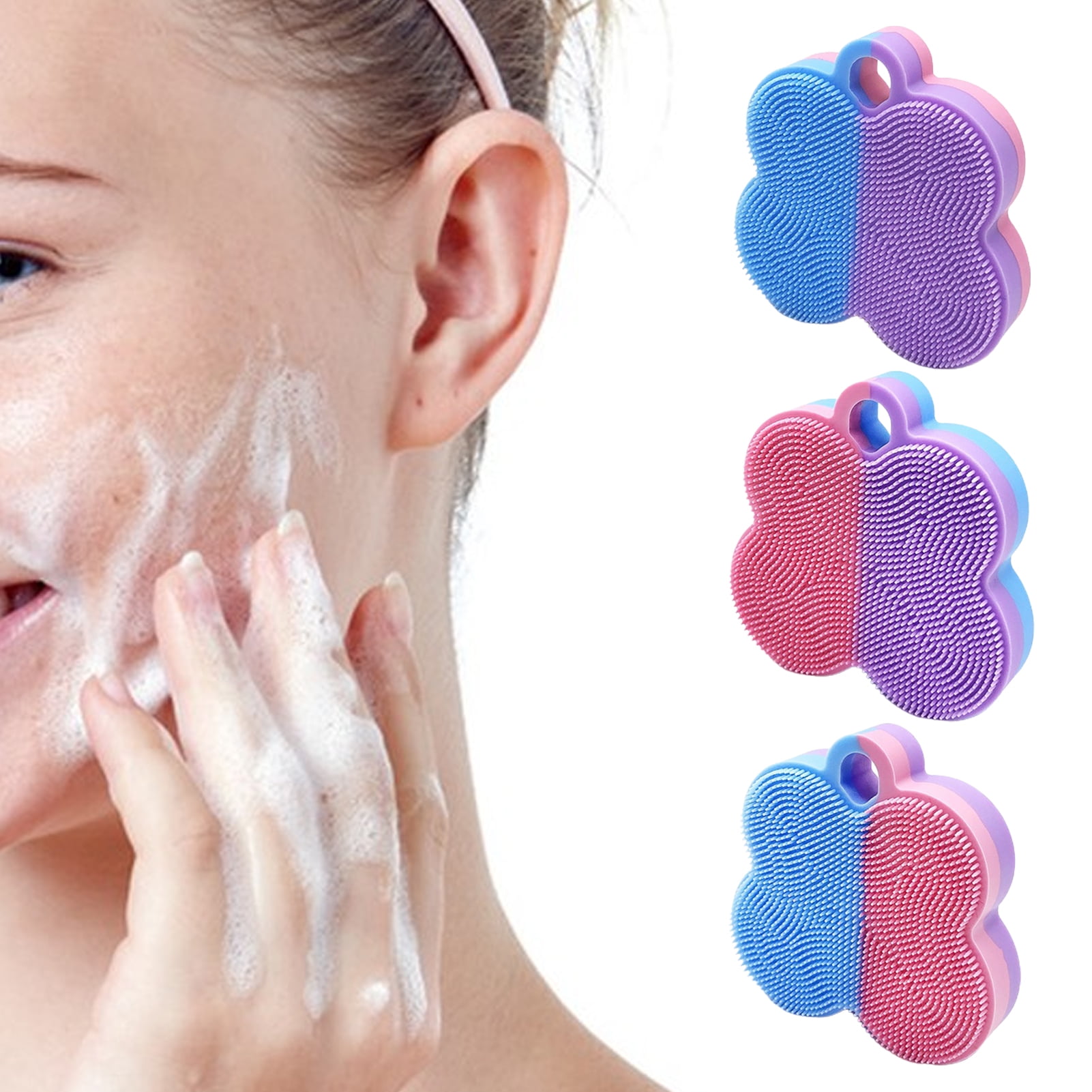 GoFJ Facial Massage Brush Manual Compact Soft Portable Comfortable