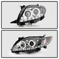thumbnail image 5 of For Smoked 2009-2010 Toyota Corolla Halo Projector Headlights w/Daytime DRL LED, 5 of 7