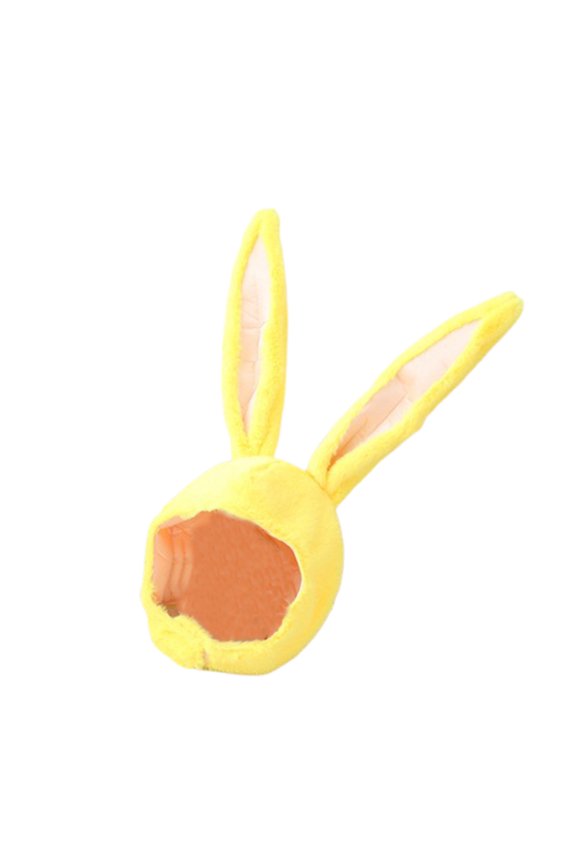 Yoone Bunny Ears Hat Hook Loop Closure Photo Props Plush Hood Hat With Earflaps for Party