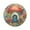 Cute Mushroom House, variant on 15.4" Round Placemat Set of 1 Polyester Fabric Place Mats Non-Slip Dining Kitchen Table Mats for Kitchen Party Decor Magical Night Sky with Fish