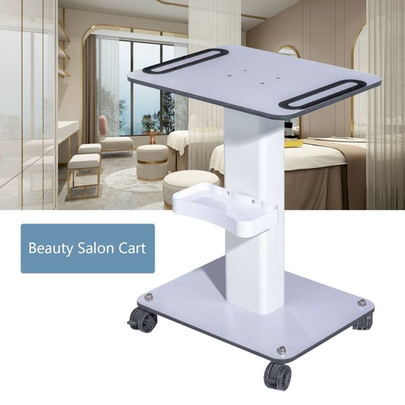 CNCEST Beauty Salon Machine Stand SPA Trolley Holder 360°Rolling Cart Beauty ABS