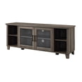 thumbnail image 6 of Woven Paths Transitional Glass Door TV Stand for TVs up to 65", Grey Wash, 6 of 9