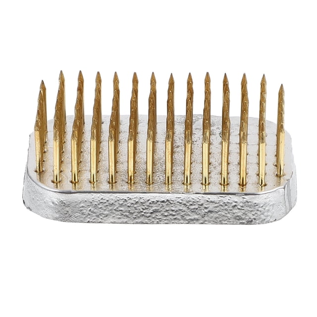 KAKOWELY Floral Arranging Fixed Pin Floral Arrangement Pin Needle Flower Fixation Base,1.97"X1.1"X0.91"