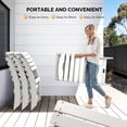 thumbnail image 5 of VINGLI Plastic Adirondack Chairs, White for All Weathers, 5 of 6