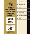 thumbnail image 1 of Detroit Iron OEM 1960 - 1964 Lincoln Mercury Master Parts Catalog, 1 of 4