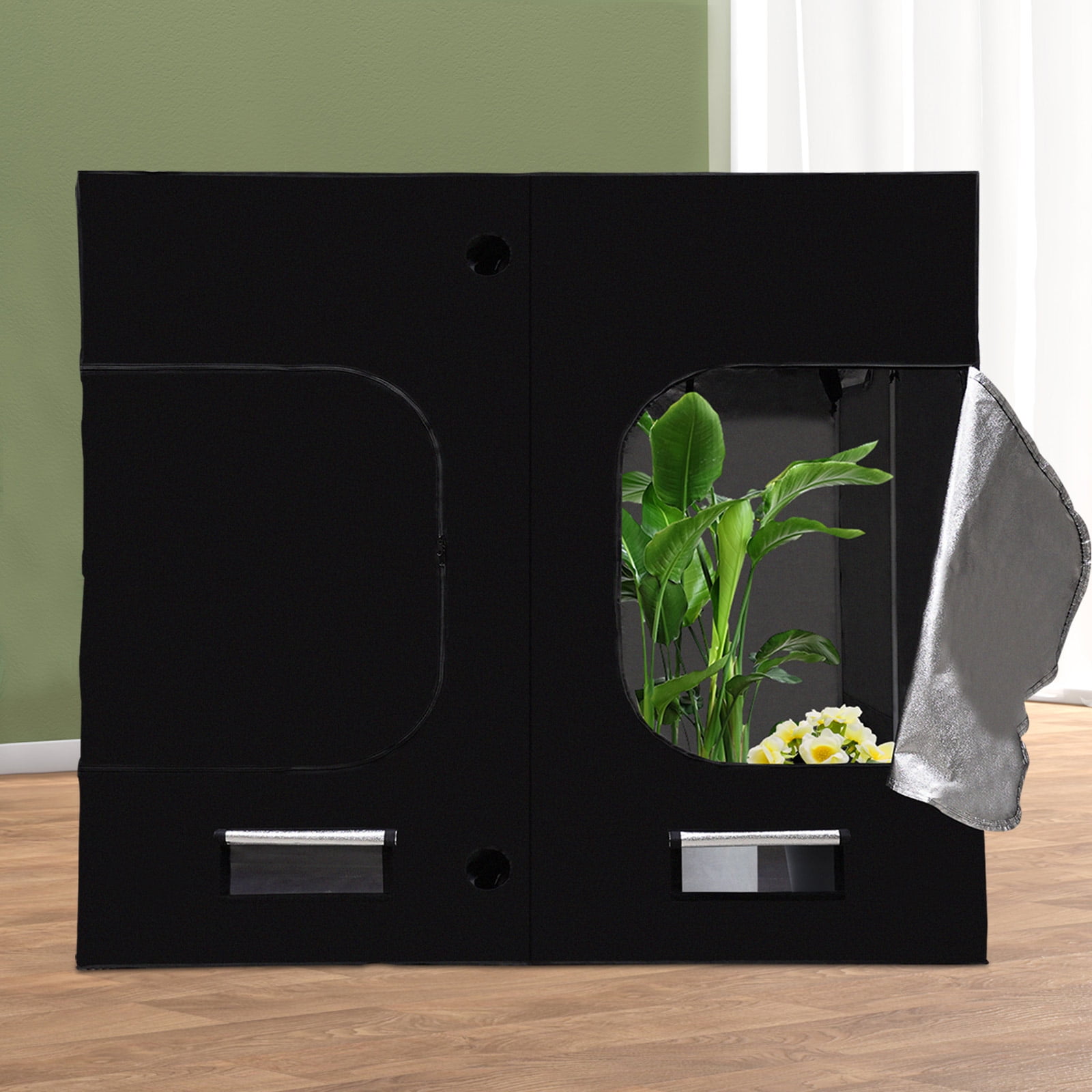 Miumaeov ProGrade Grow Tent, 95" x 47" x 79", Thick Hydroponic Grow