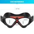 thumbnail image 2 of IPOW Swimming Goggles Anti-fog UV Protection No Leaking Goggle Swim Glasses with Adjustable Elastic Bungee Strap for Women Men Adult Youth Girls Boys Kids, Black, 2 of 7