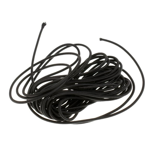 Cuerda elástica de 3 mm para amarrar la varilla de la tienda de campaña y el toldo de la tienda de campaña. 10m
