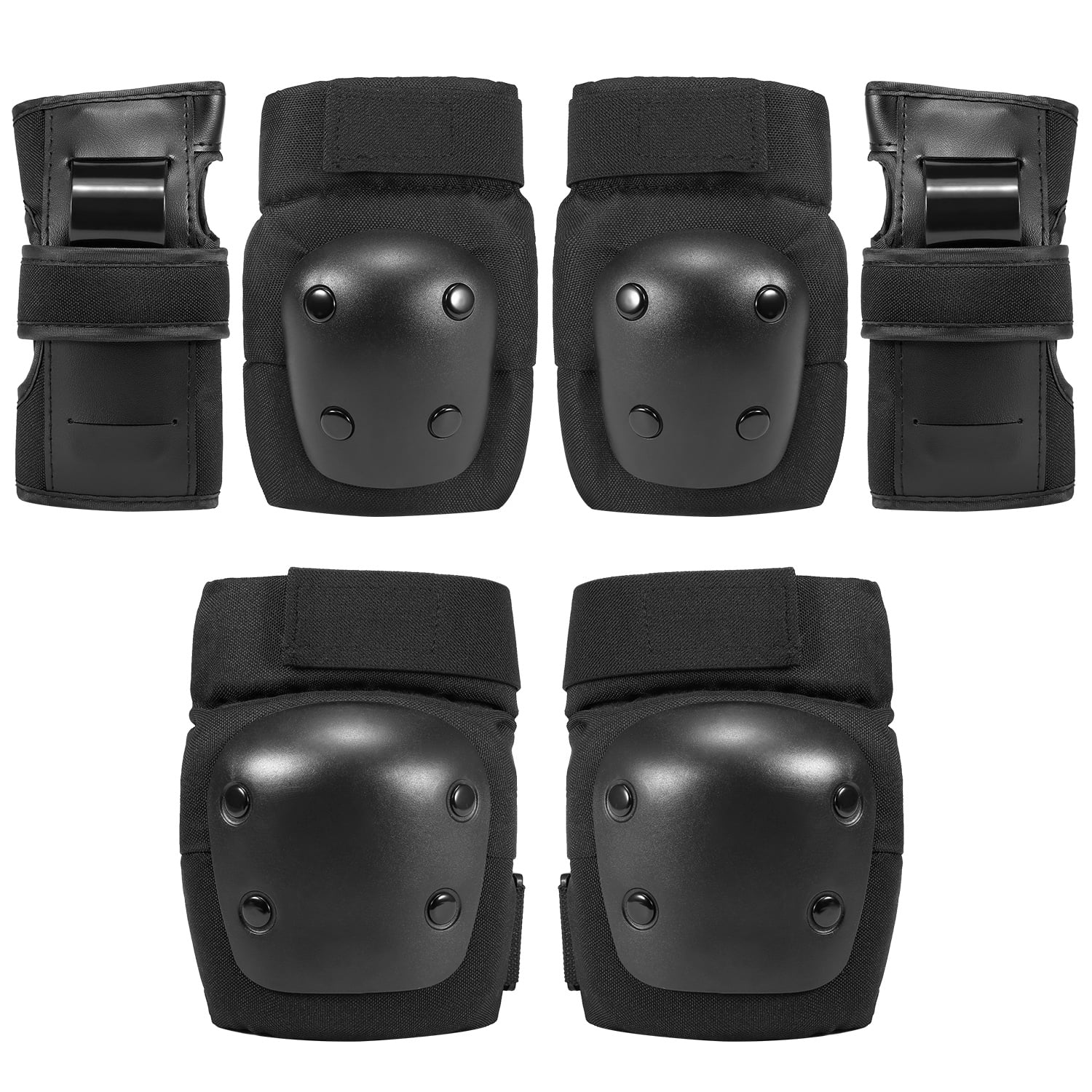 Set Protection Roller 6 En 1 - Genouillères, Coudières, Poignets
