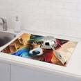 thumbnail image 6 of Fuzoiu Colorful Art Dog Print Absorbent, Reversible Microfiber Dish Drying Mat for Kitchen, Dish Drying Pad for Dishes, Utensils, Pots and Pans, Extra Large 18 Inch x 24 Inch, 6 of 7